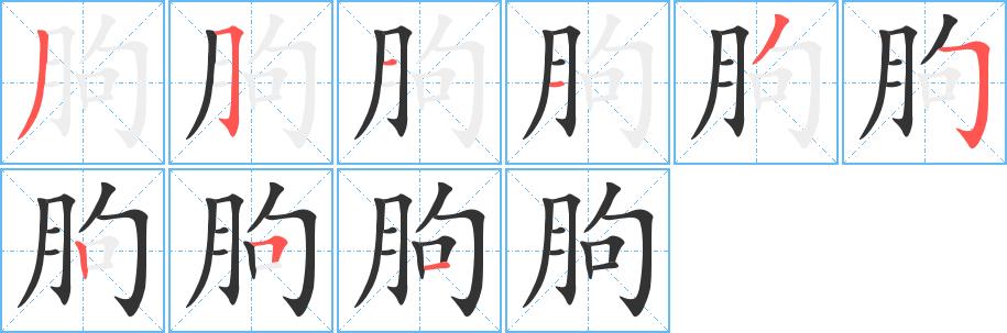 朐的笔画意思解释发音部首组词是什么