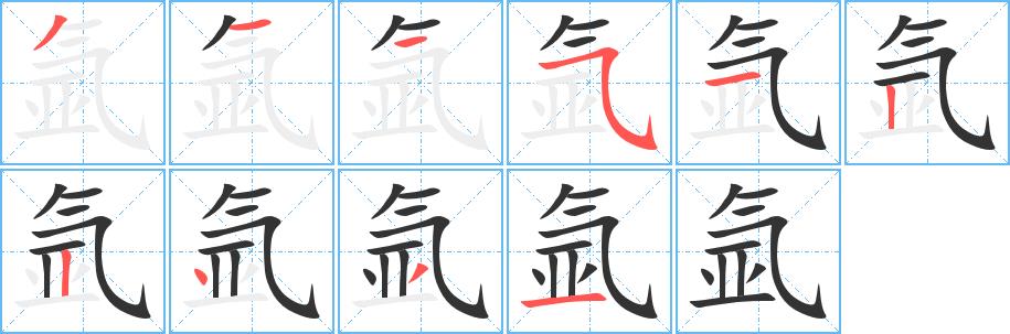 氩的笔画意思解释发音部首组词是什么