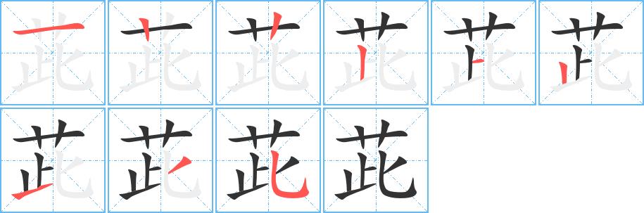 茈的笔画意思解释发音部首组词是什么