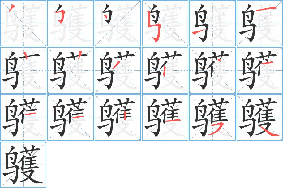 鹱的笔画意思解释发音部首组词是什么